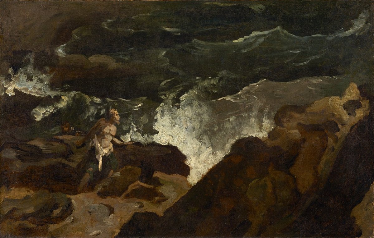 Naufragés sur une plage (La Tempête) (vers 1822-23)