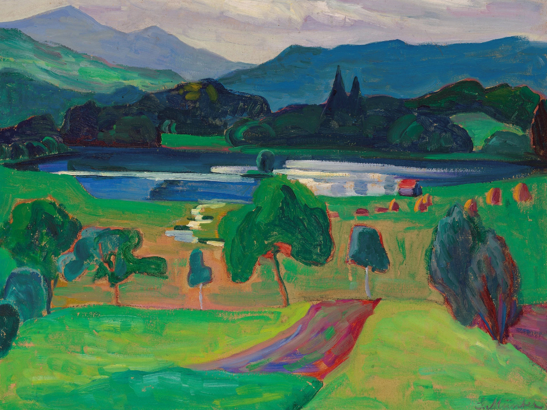 Le lac de Staffel, 1908
