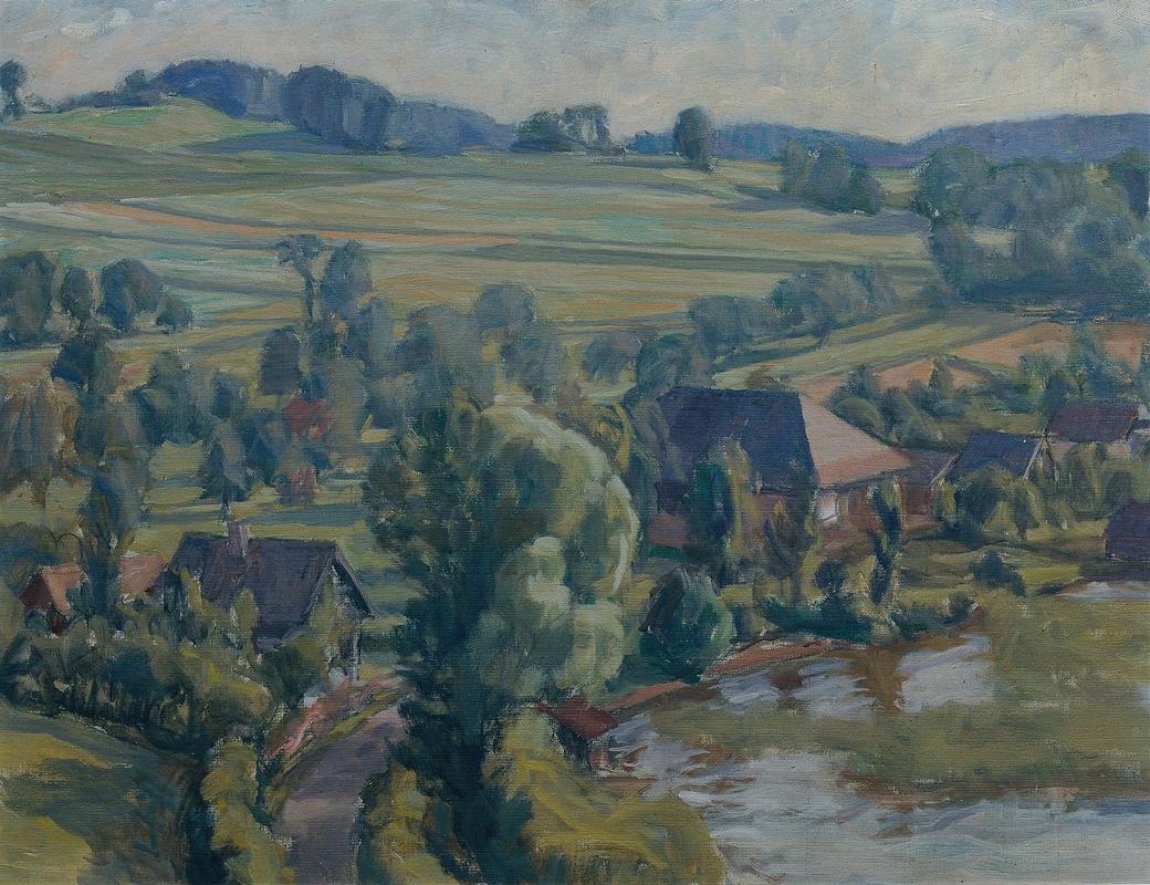 Paysage du lac Atter près d'Unterbuchberg (1940)