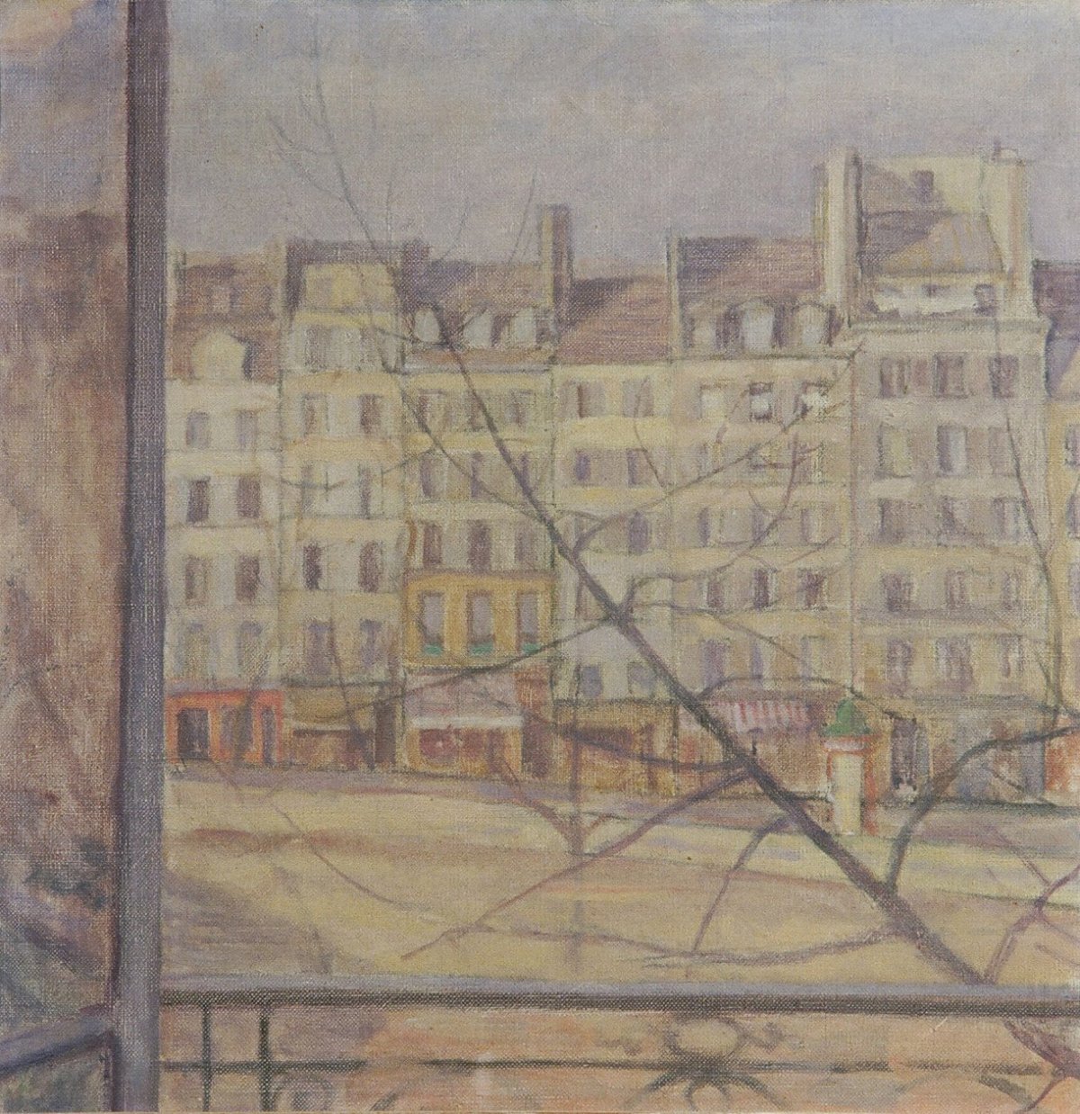 Vue du Quai d'Anjou à Paris (1935)