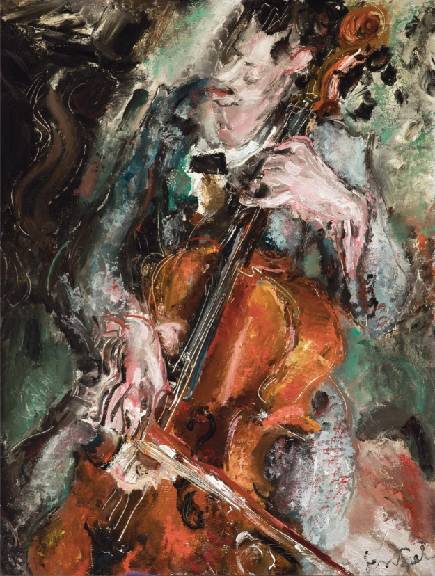 Le violoncelle, vers 1927