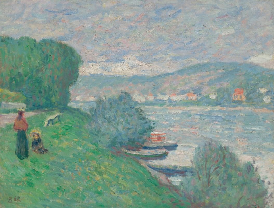 Bord de la Seine à Meulan (1898-1899)
