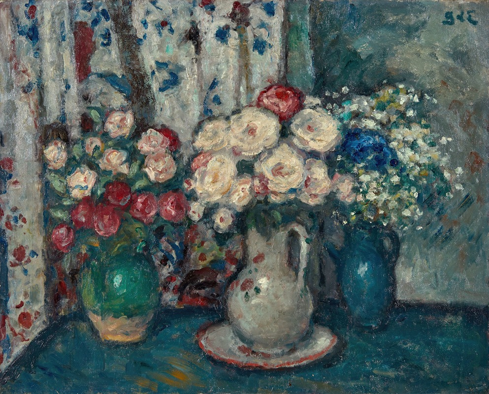 Deux bouquets de roses
