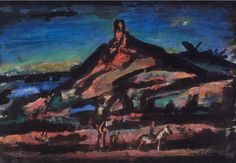 Cavalier au crépuscule, Orphée, 1930