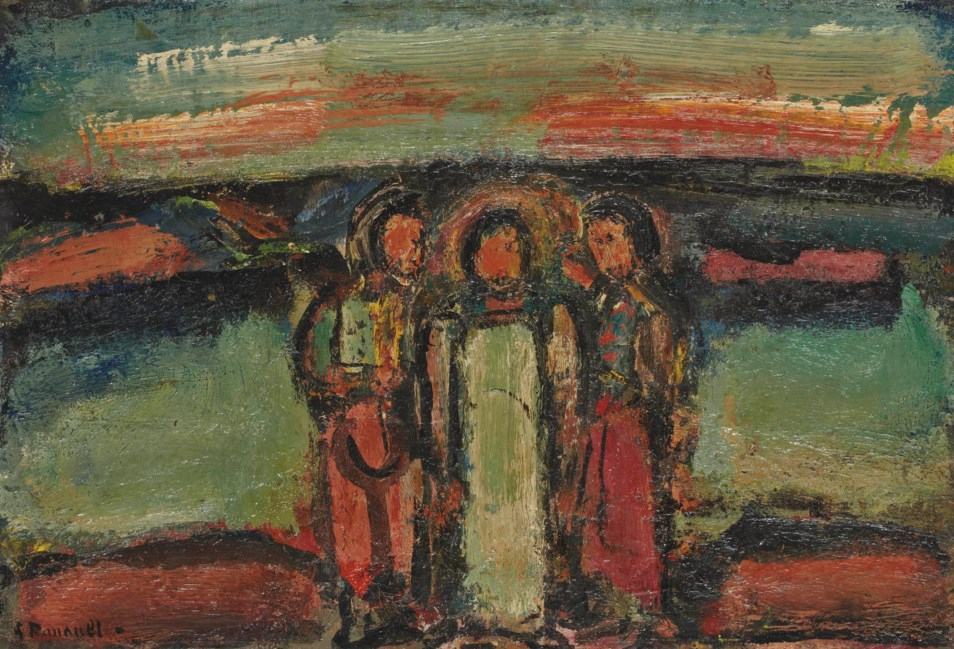 Christ et disciples, peint vers 1936 - 1937