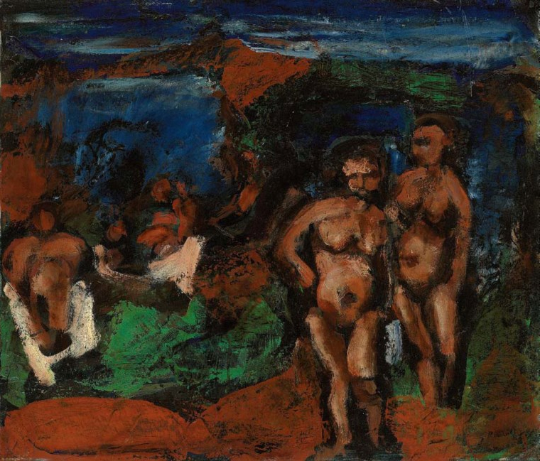 Les baigneuses, 1909