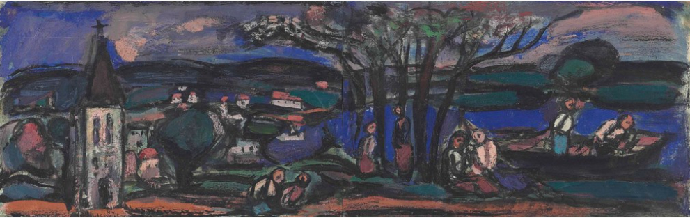 Paysage animé, 1914
