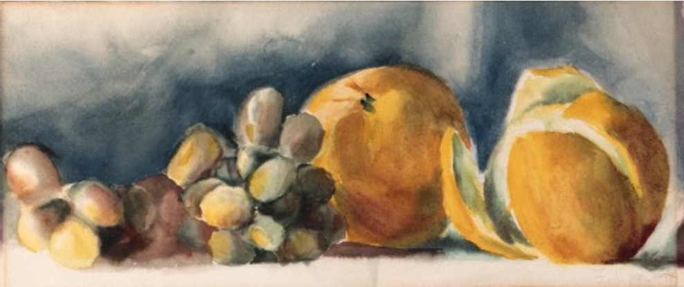 Sans titre (raisins et oranges) 1904