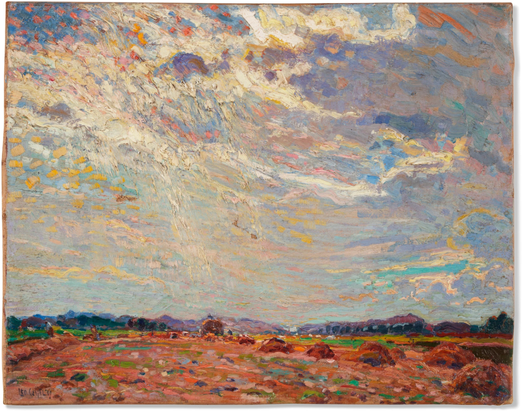 Journée d'été, paysage près de Montfoort, peint en 1909
