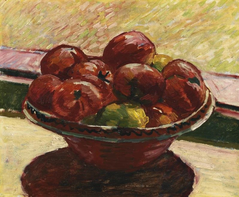 Coupe avec fruits, 1910