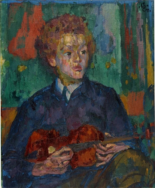 Garçon au violon, 1918 