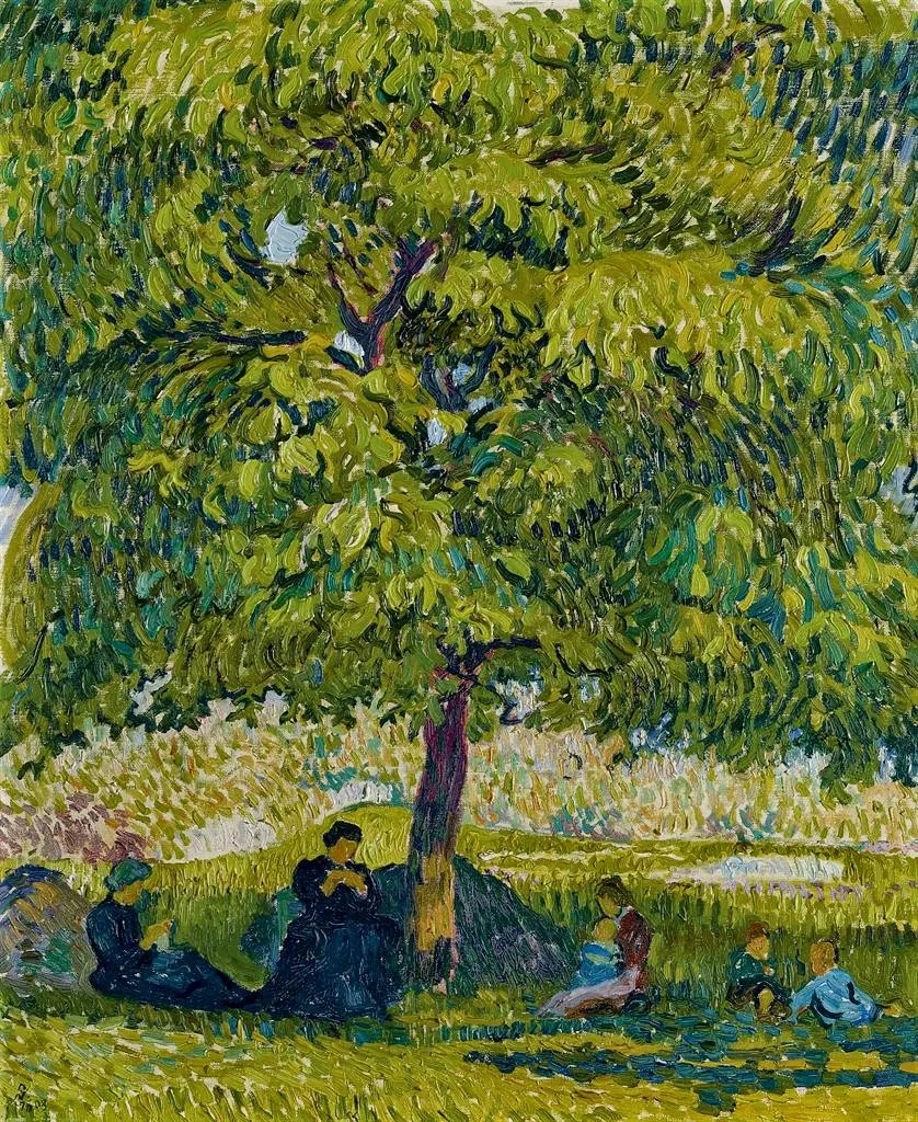 Sous le noyer, 1908