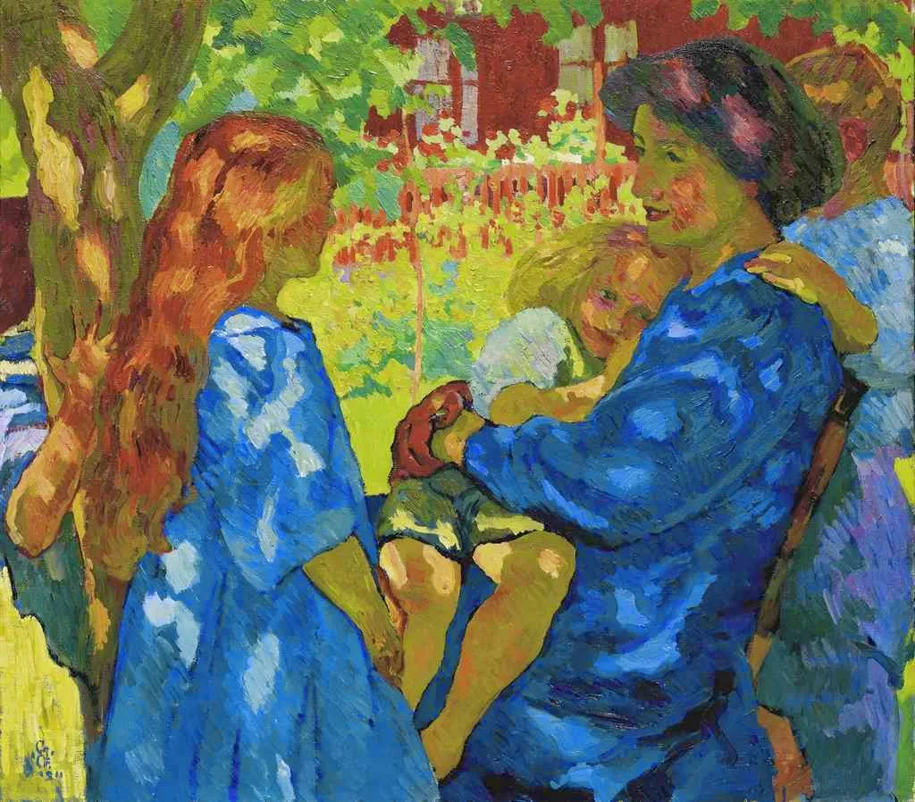 Portrait de famille sous le sureau, 1911