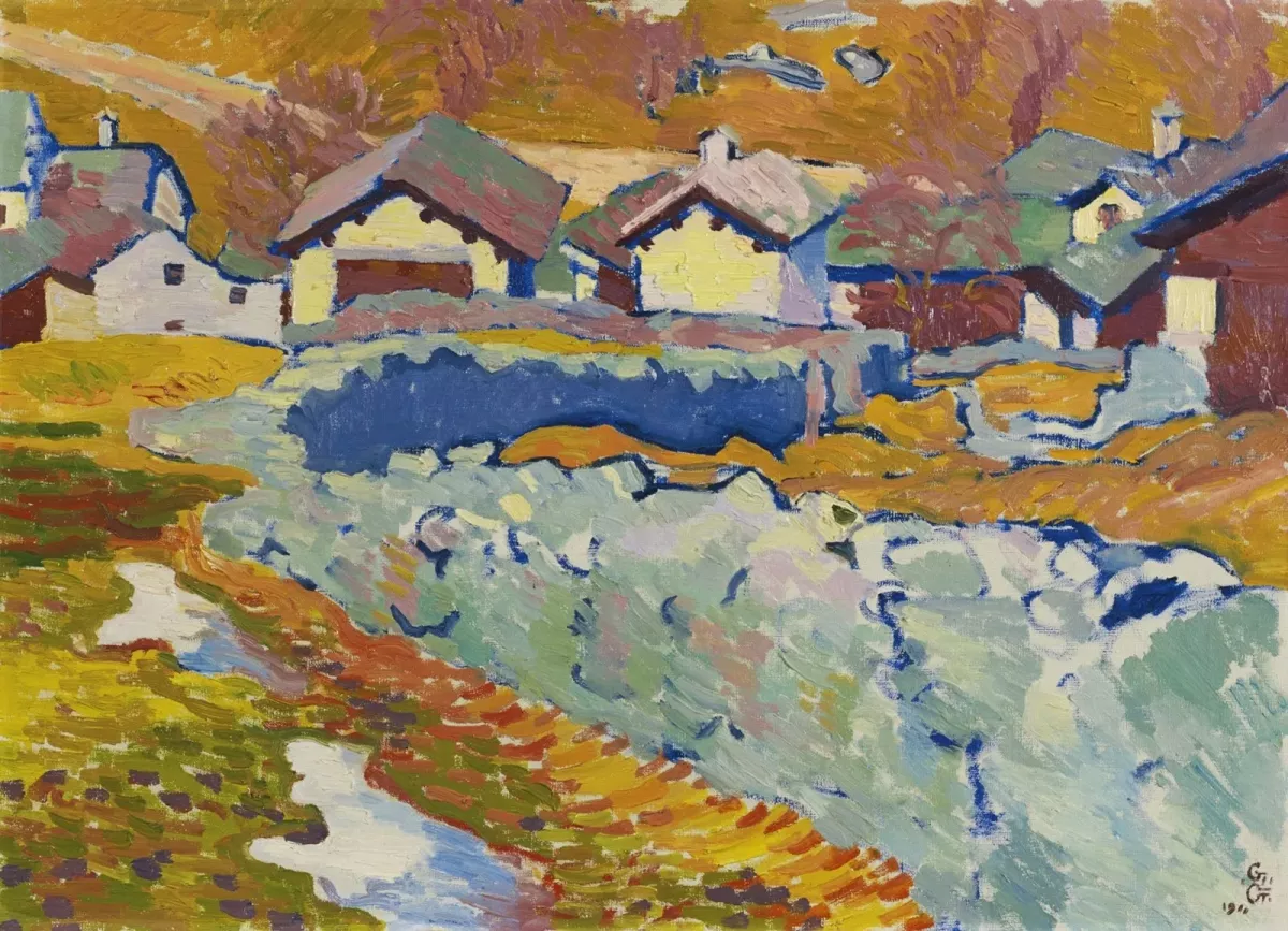 Le début du printemps à Stampa (1911) 