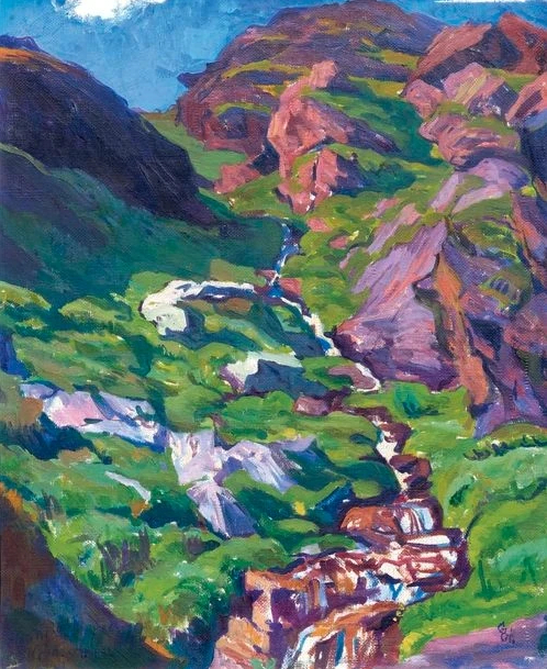 Le ruisseau alpin, vers 1917