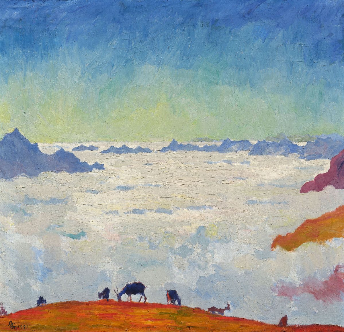 Mer de brouillard, 1921