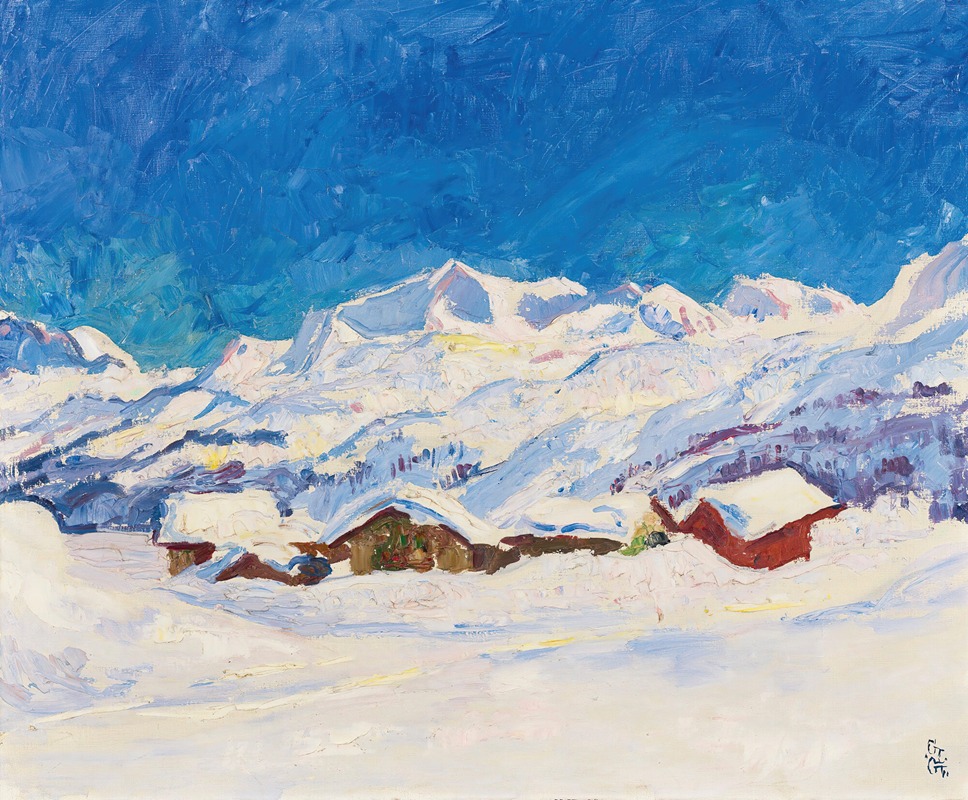 Paysage d'hiver près de Maloja (1927) 