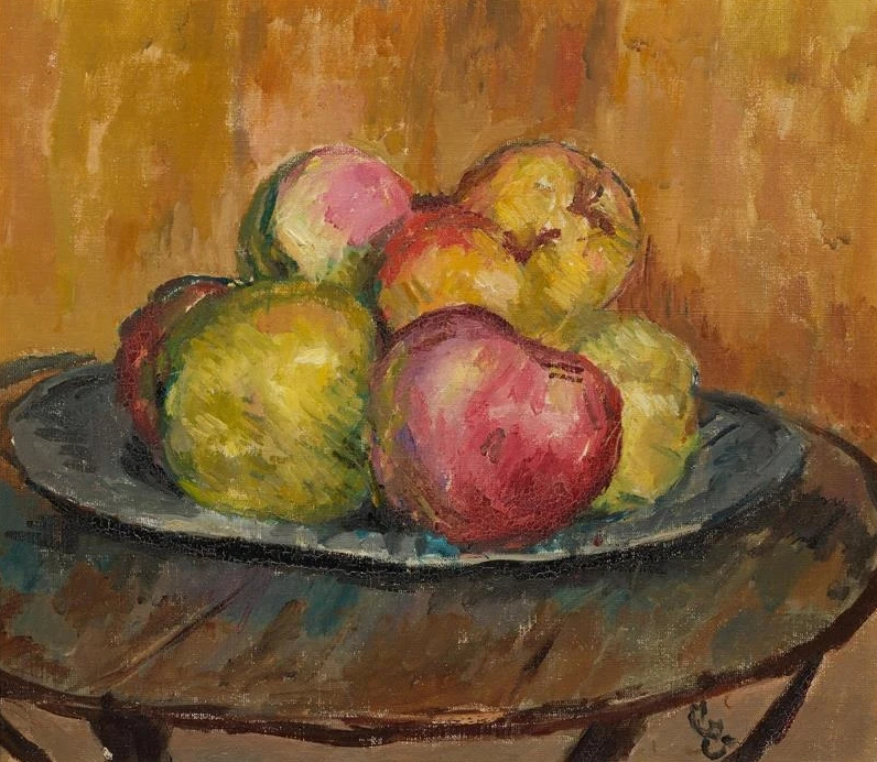 Pommes sur une assiette en étain, 1926 