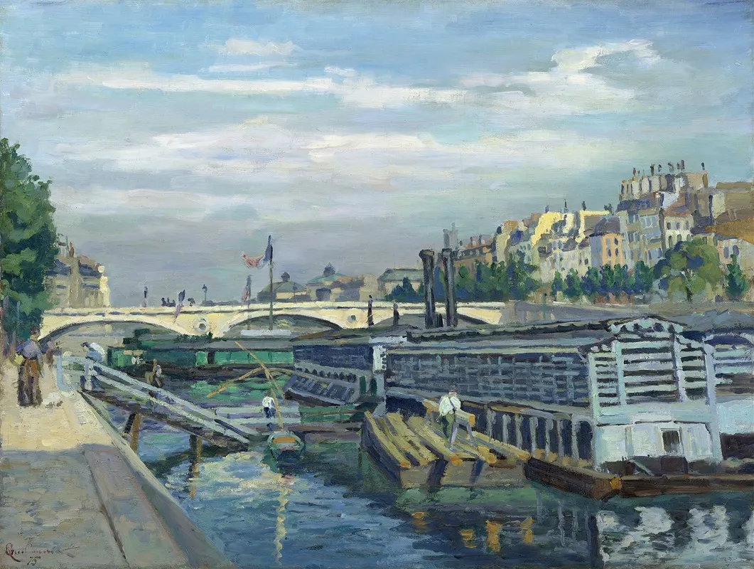 Le pont de Louis Philippe (1875) 