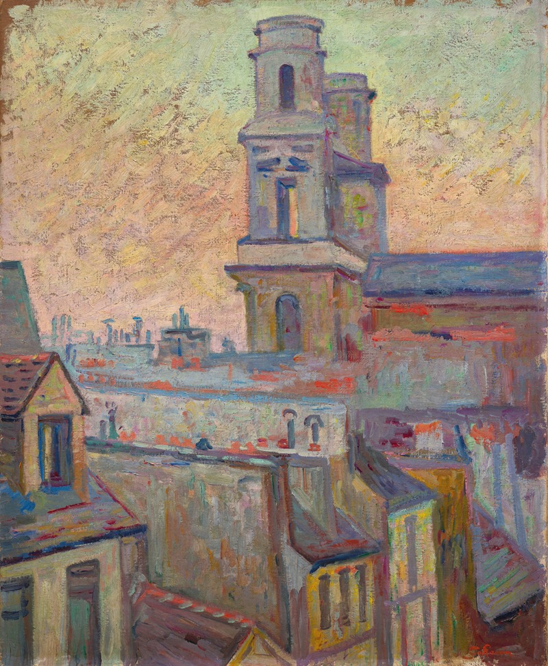 L’Eglise Saint-Sulpice, Paris (1900) 
