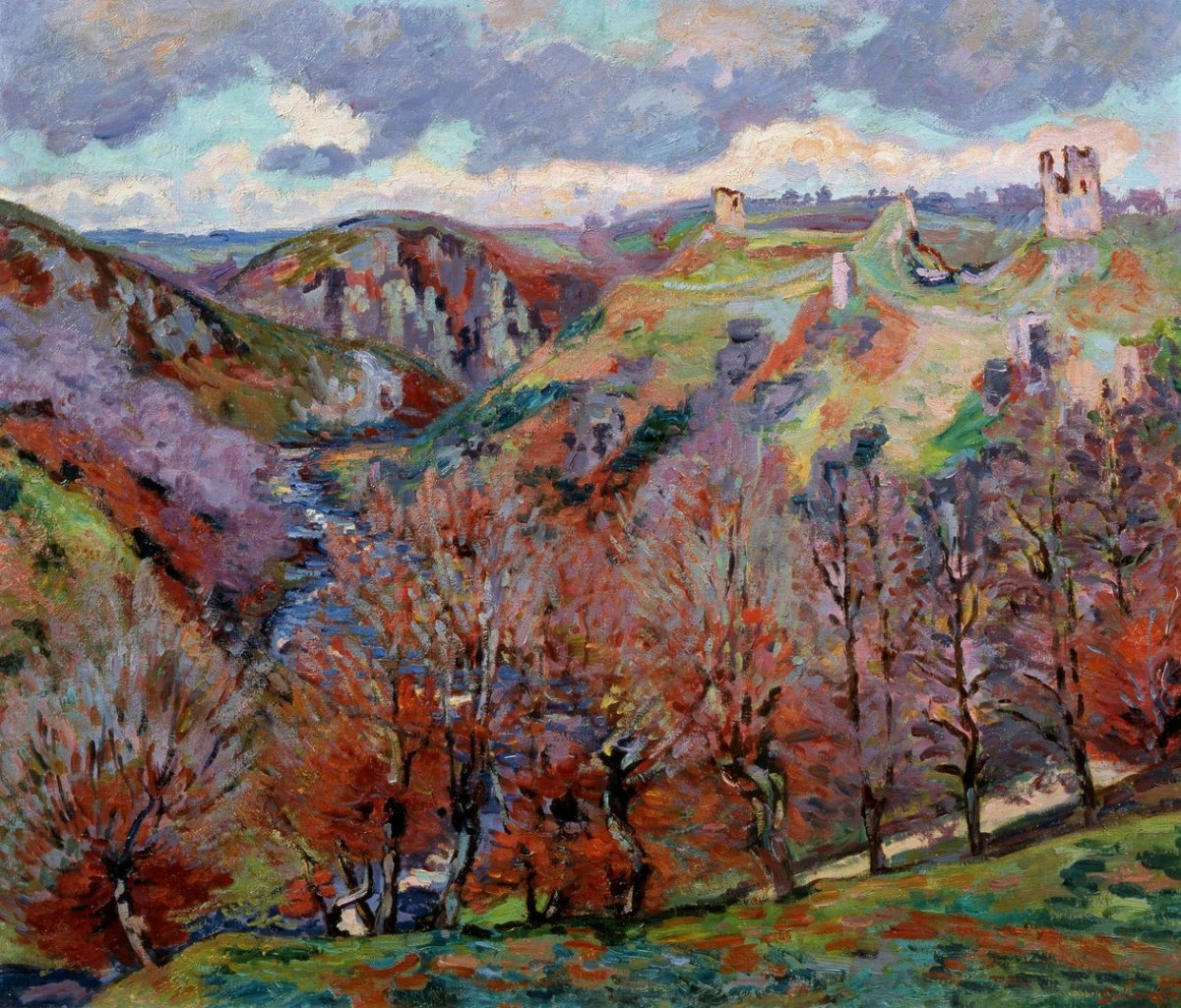 Paysage avec ruines, 1897