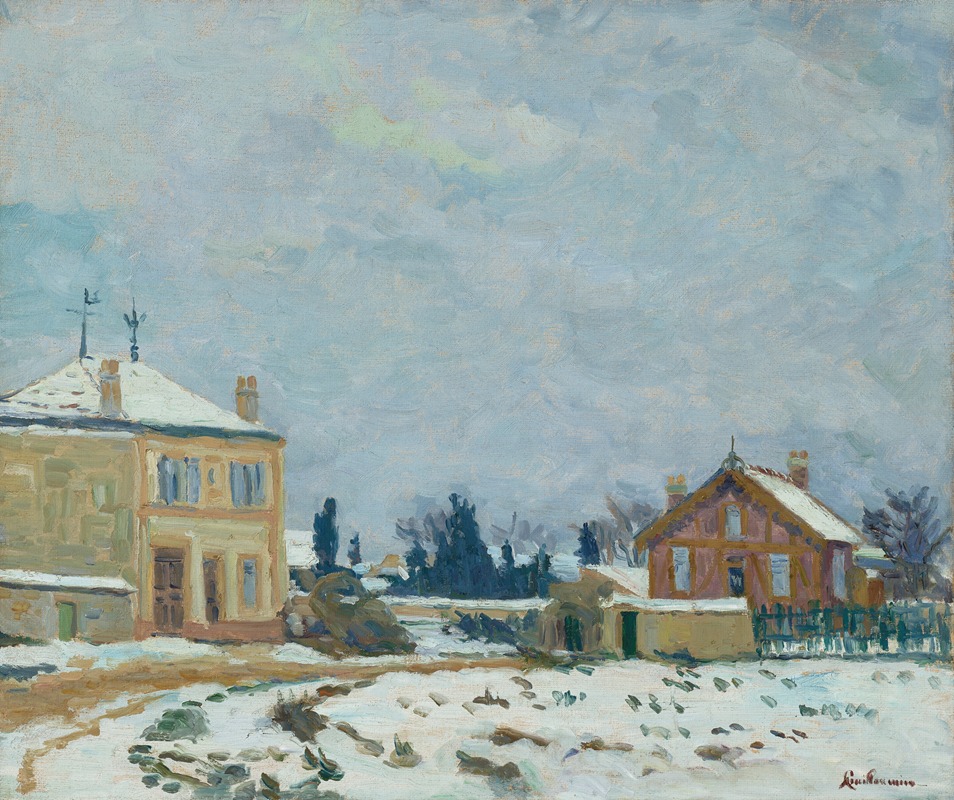 Paysage en Île-de-France (vers 1876) 