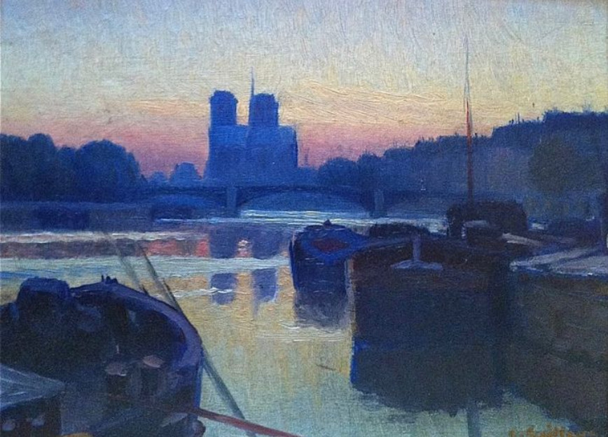 Notre-Dame au crépuscule