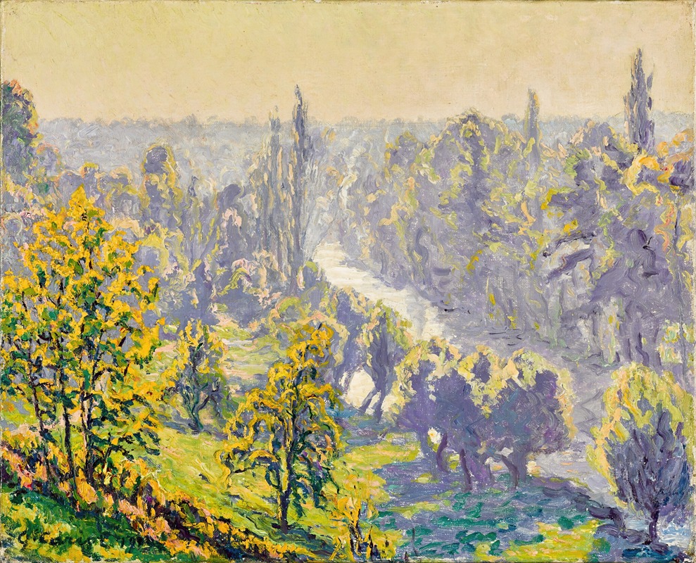 Périgny, automne, matinée sur l’Yerres (1910)