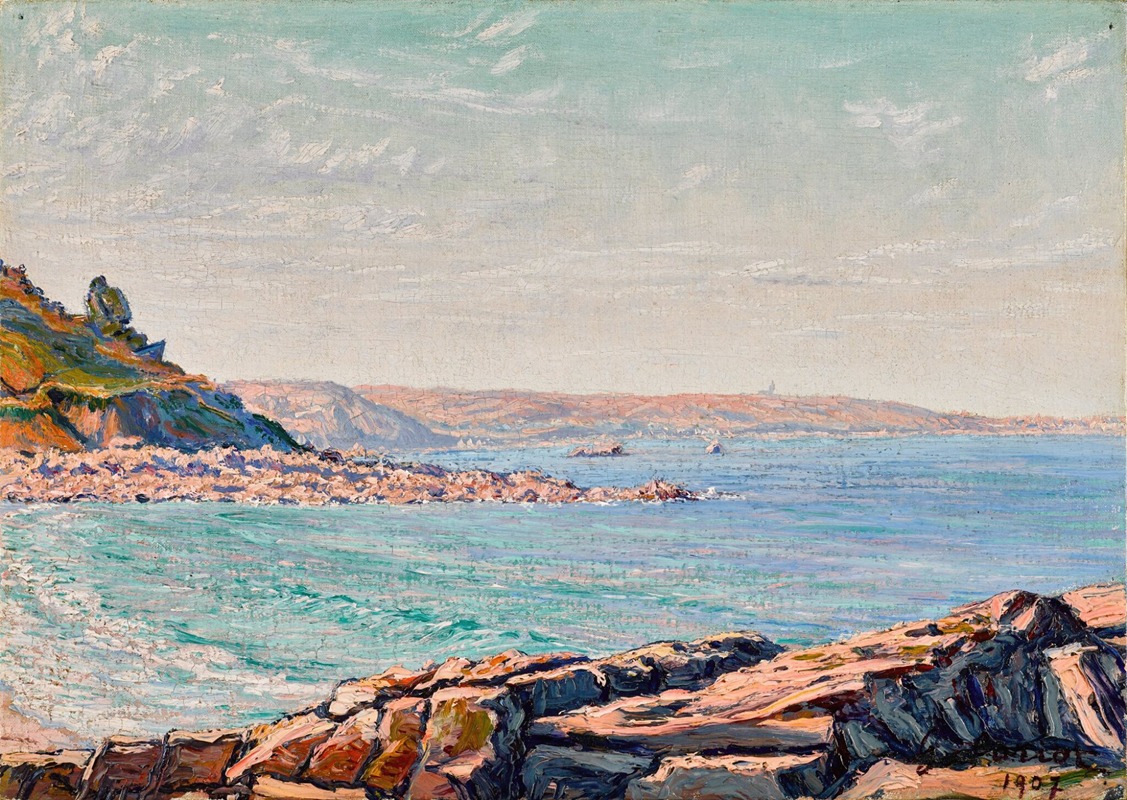Vue de la mer près de Perros-Guirec (1907)