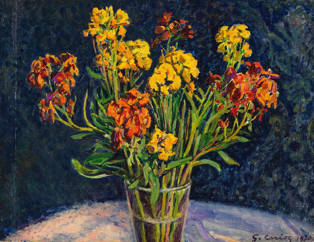 Bouquet de giroflées