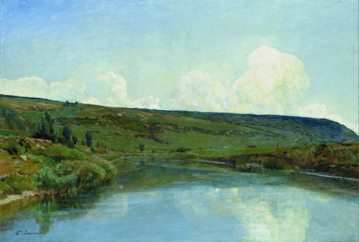La Thielle et la Côte de Cressier, vers 1886