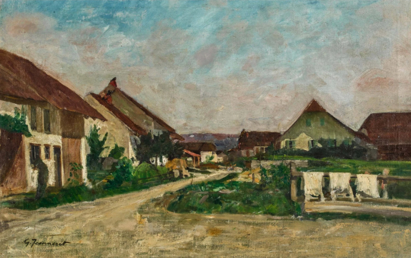 Paysage de village