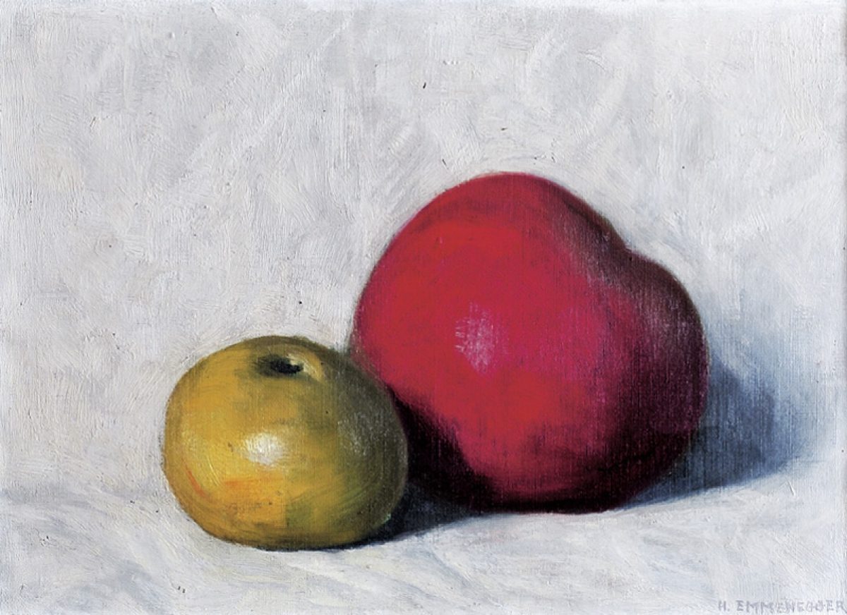 Nature morte aux pommes