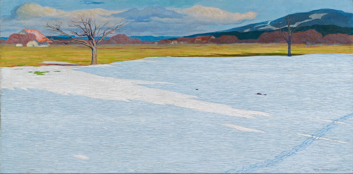 Neige au bord de la forêt, 1905