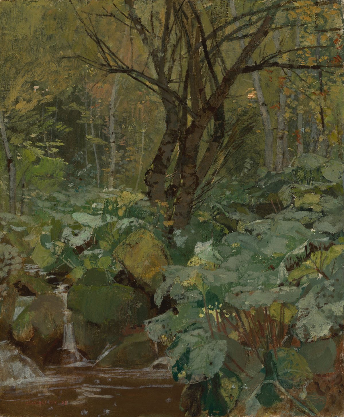 Dans la vallée de Kaltbrunnen, 1880