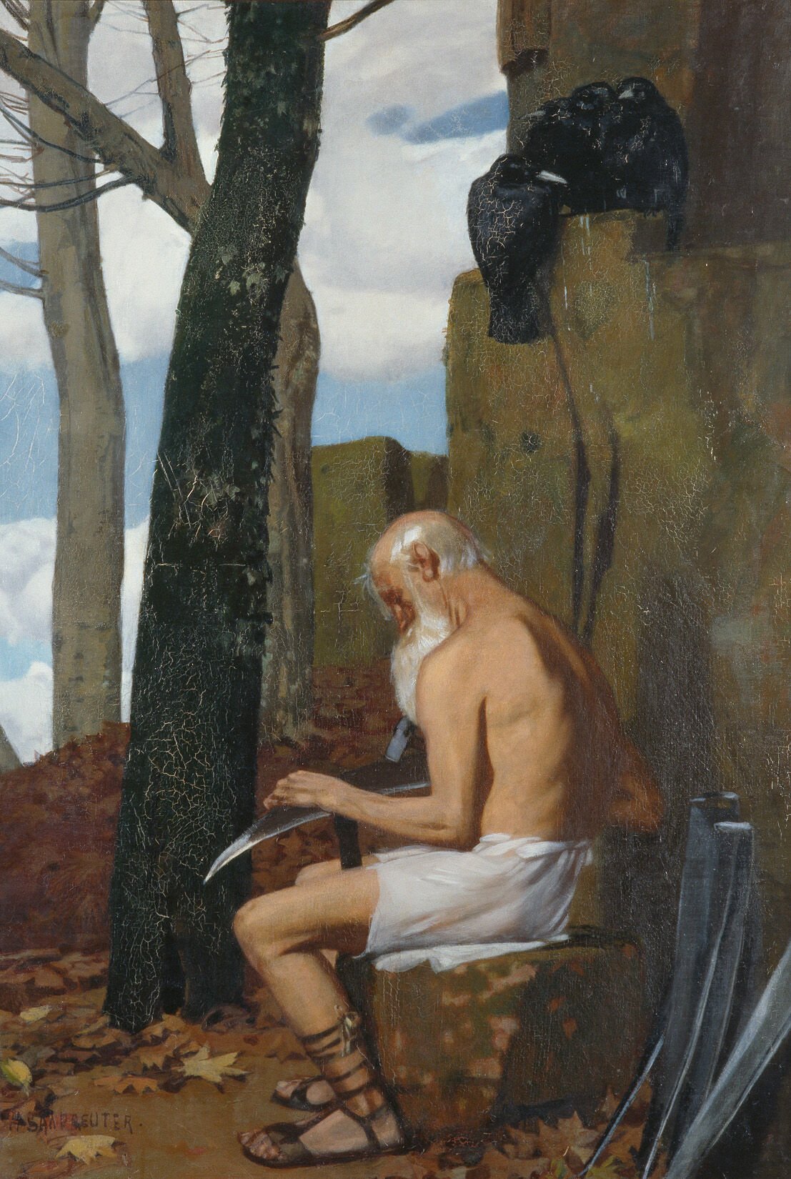 Le faucheur, 1883