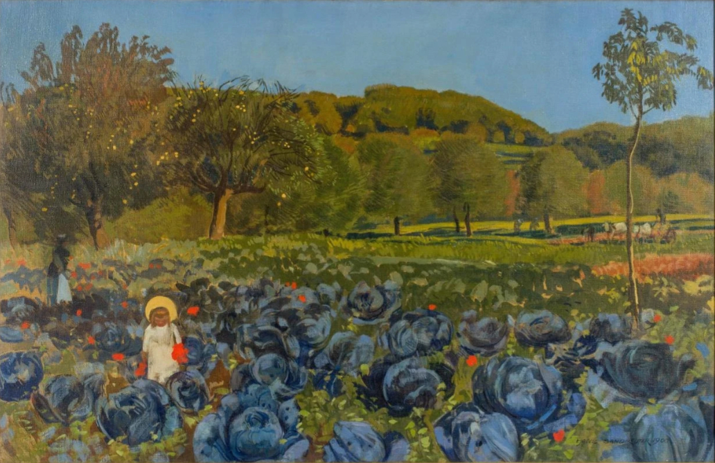 Champ de choux bleus, 1900