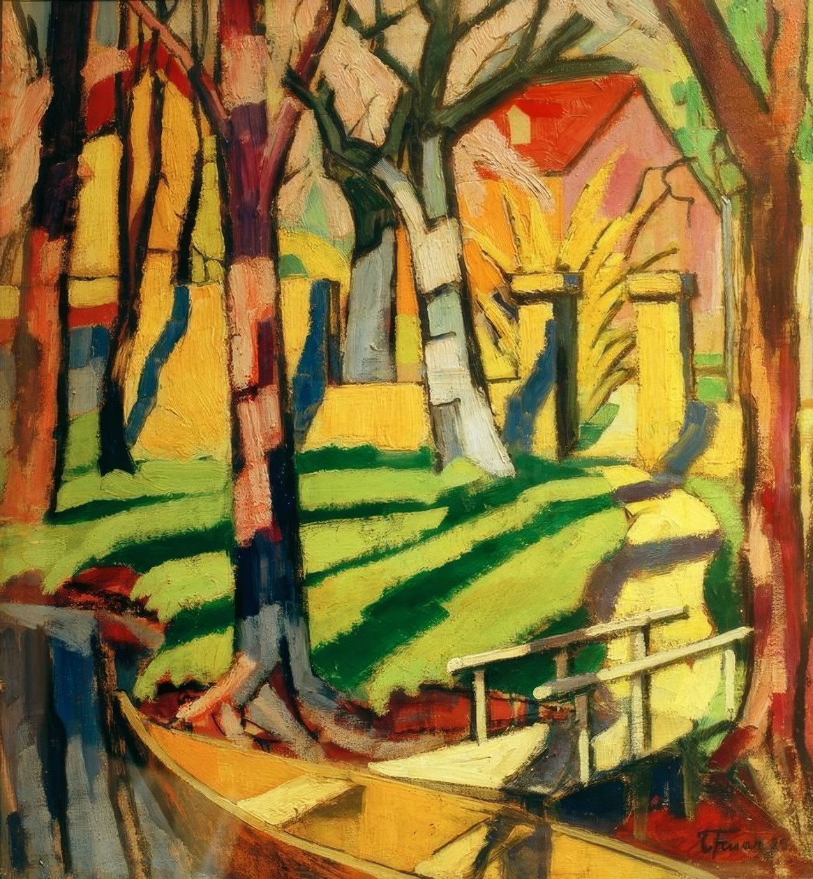 Maison sur le canal, 1925