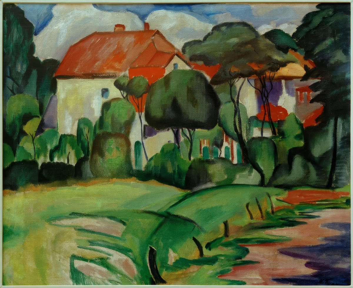 Maison dans le jardin, 1913