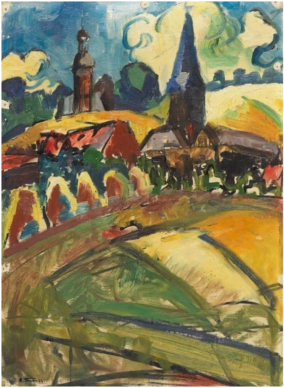 Schwarzrheindorf (vue sur Vilich), 1923