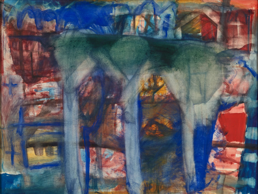 Entre les arbres, 1972