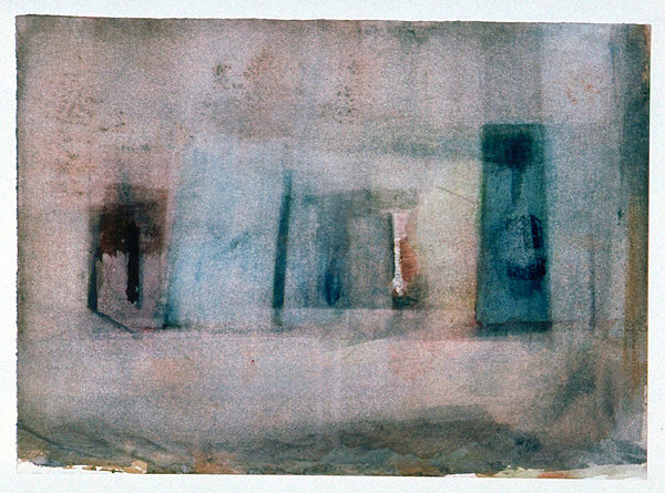 Sans titre, aquarelle, 1960, 29.7 x 40.8 cm