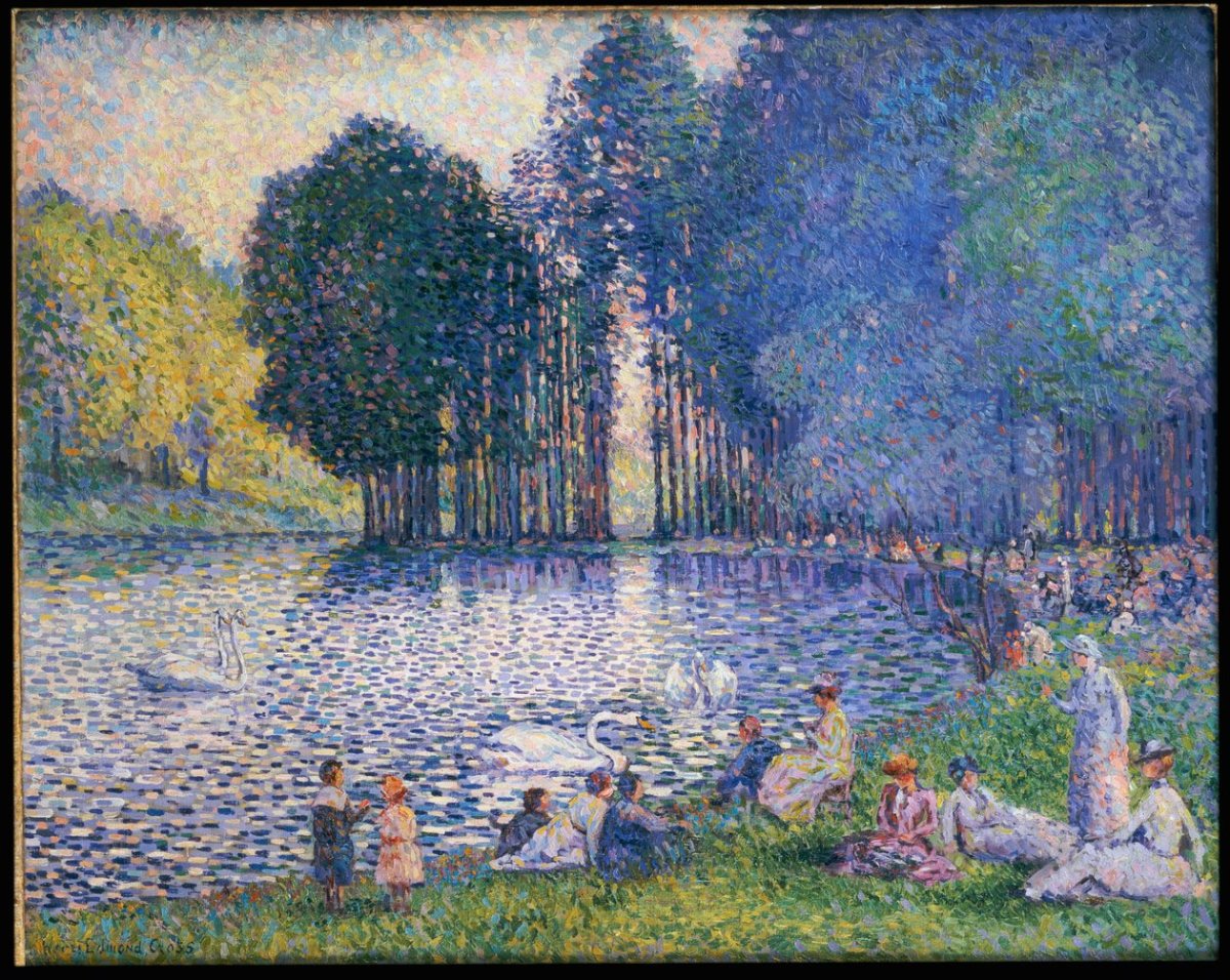 Le lac du bois de Boulogne
