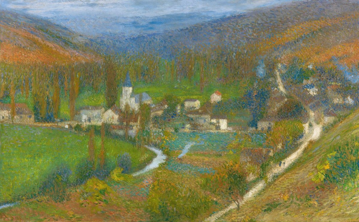 Vue générale de Labastide- du-Vert, du Parc de Marquayrol (vers 1905)