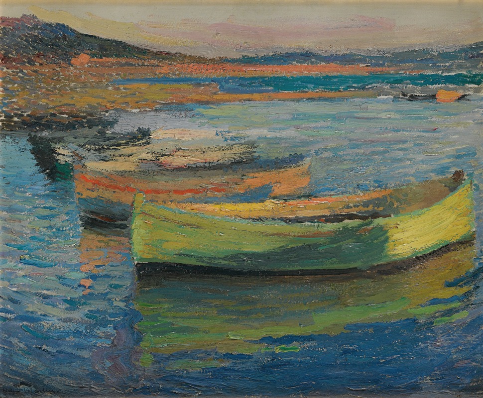 Barques aux environs de Collioure (vers 1910)