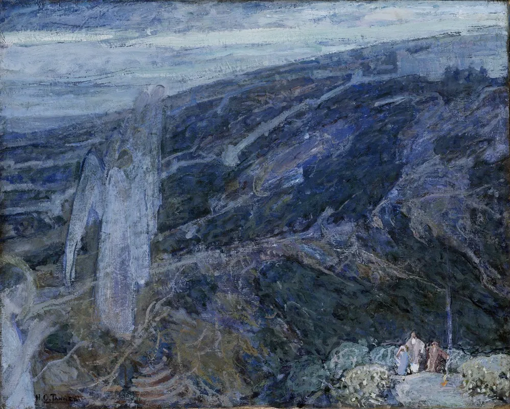 Anges apparaissant devant les bergers (vers 1910)