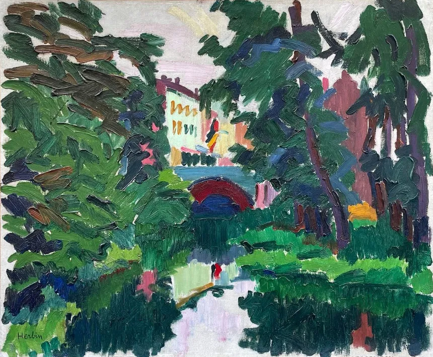 Le vieux pont à Bruges, 1906