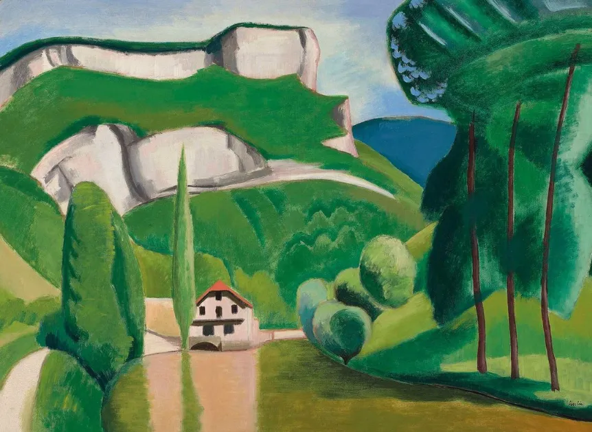Les gorges de la Loue, 1923