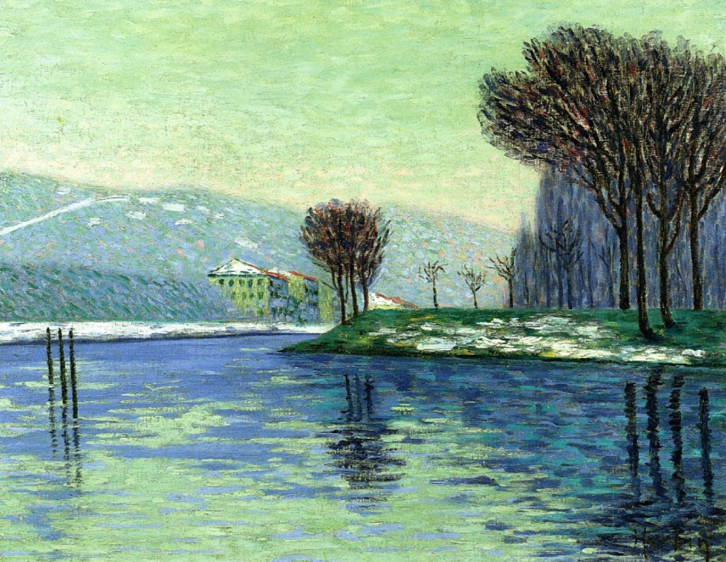 Neige à Haut-Isle, 1906