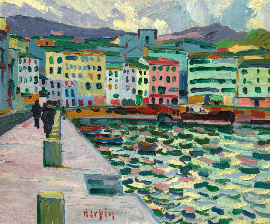 Vue d'un port Corse I, 1907